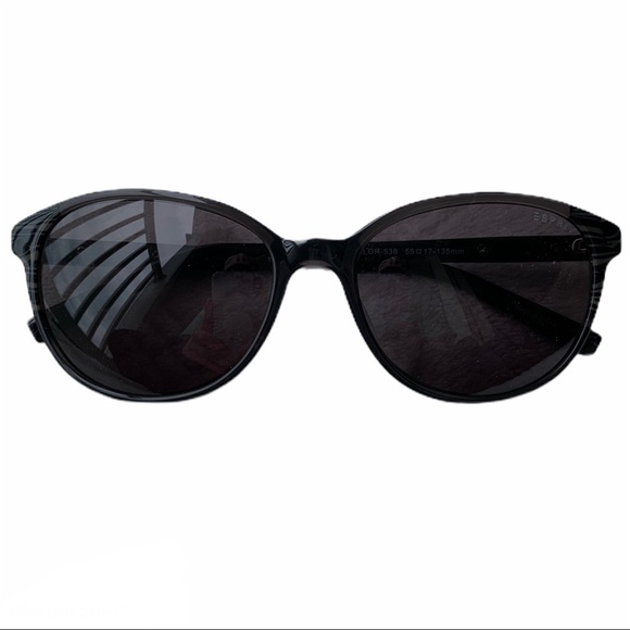 NWOT Esprit • Marbled Black & Gray Sunglasses - Picture 1 of 12